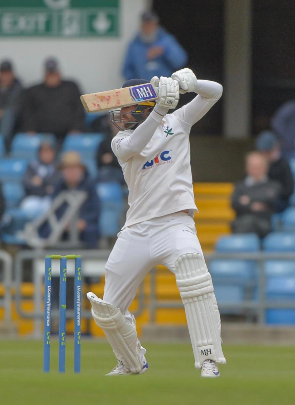 Will Fraine batting for Yorkshire